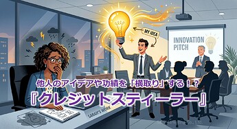 1133_他人のアイデアや功績を「横取り」する！？『クレジットスティーラー』
