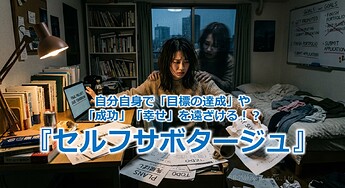 1128_自分自身で「目標の達成」や「成功」「幸せ」を遠ざける！？『セルフサボタージュ』